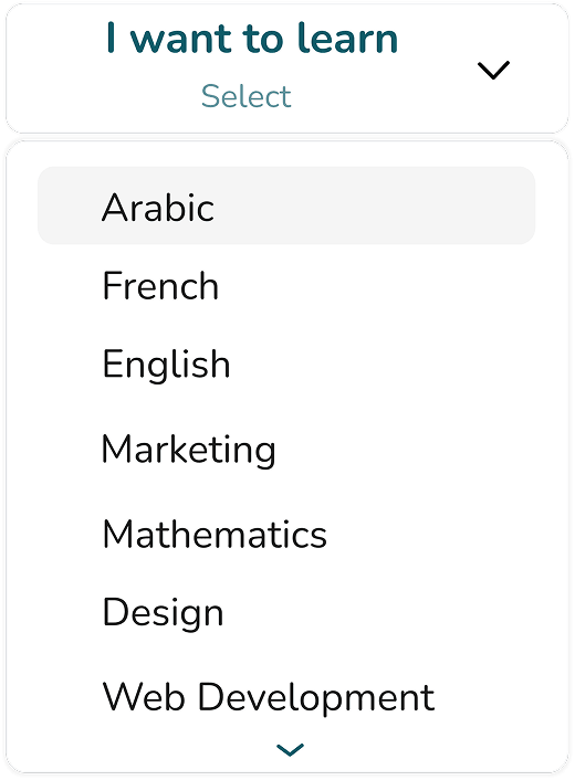 Select your subject