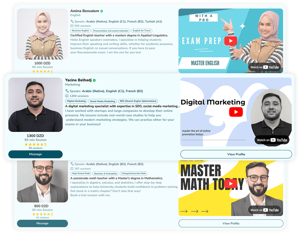 Find your tutor